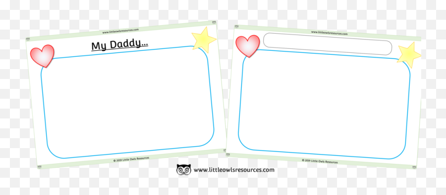 Free Fatheru0027s Day Writing Sheets Printable Early Yearsey - Diagram Png,Father's Day Png