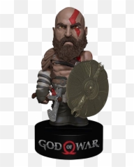 God Of War 2018 - Kratos 65u201d Solar Powered Body Knocker Kratos Png,Kratos Transparent