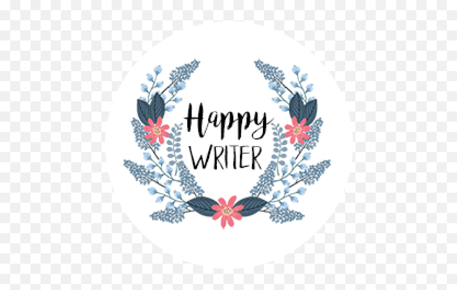 Happy Writer - Floral Png,Nanowrimo Icon
