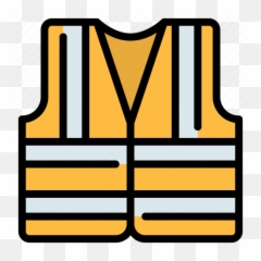 Construction Jacket Lifejacket Lifesaver Safety Vest - Solid png