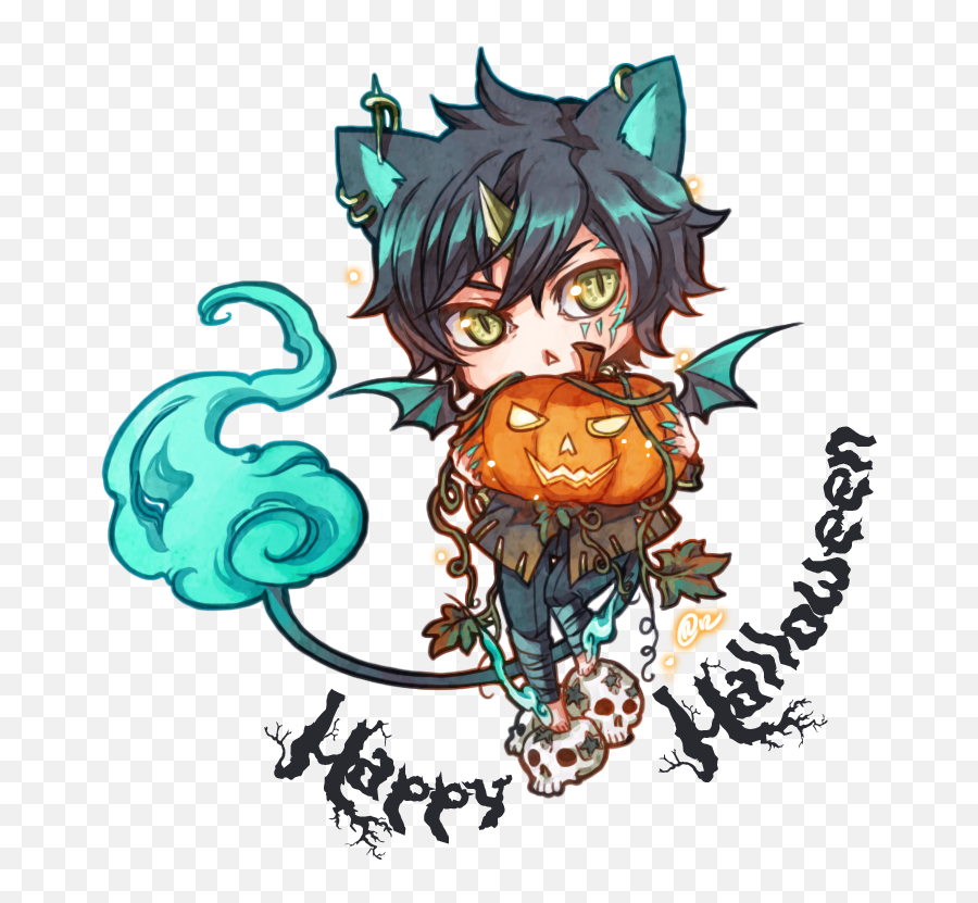 Download Picture Transparent Stock Free - Anime Boy Halloween Png,Anime Halloween Icon