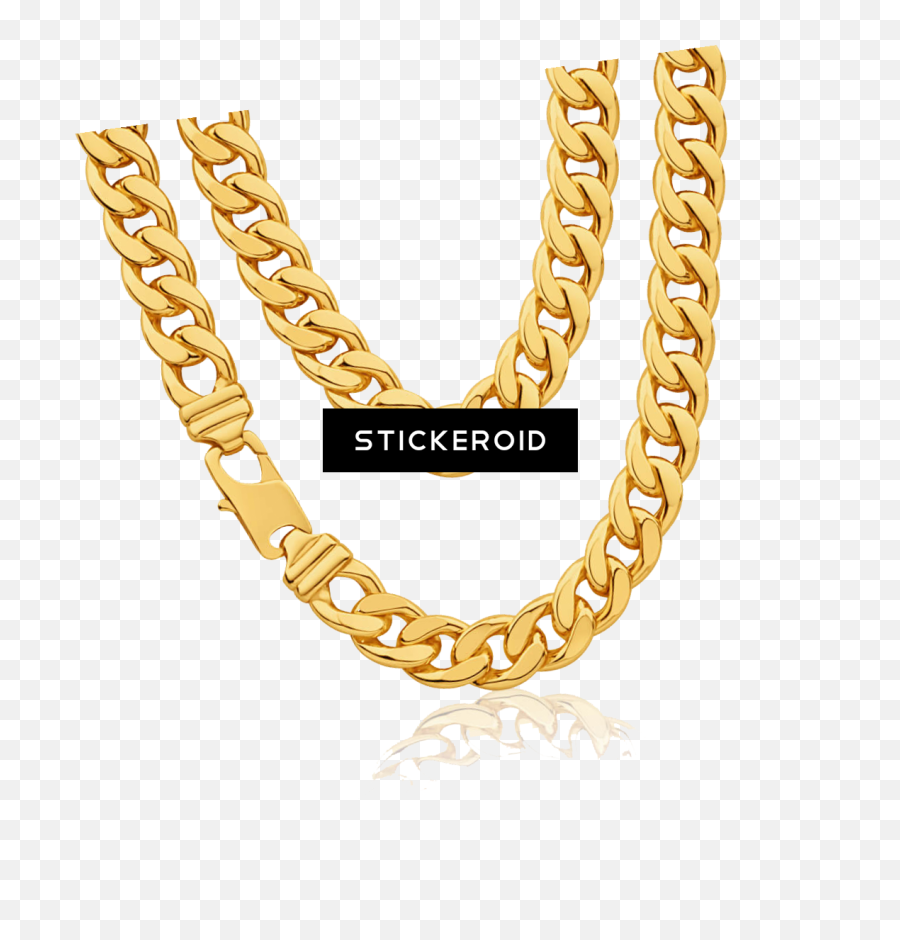 Download Hd Chain - Gold Chain Vector Png Transparent Gold Chain Necklace Png,Gold Chain Png Transparent
