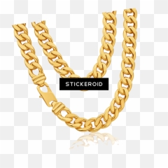 Download Hd Chain - Gold Vector Png Transparent Necklace