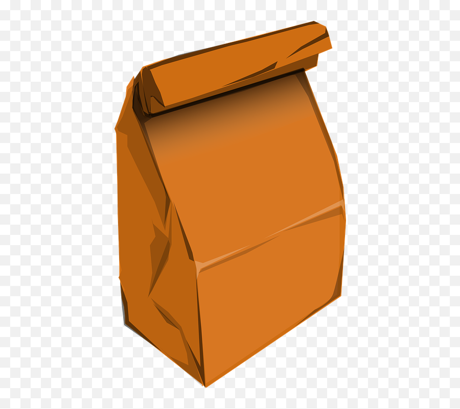 Bag Illustration Paper Packaging - Cartoon Lunch Bag Png,Brown Paper Bag Icon