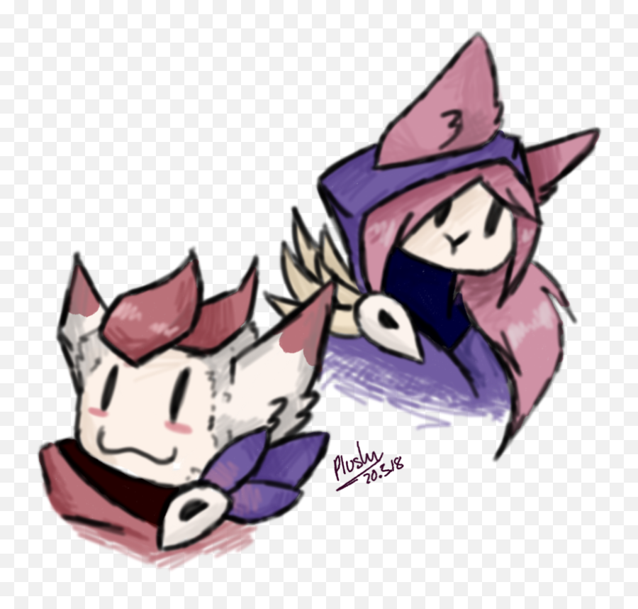 Plushyy Xayah And - Fictional Character Png,League Of Legends Xayah Icon