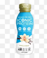 Icon Meals Peanut Butter Vanilla Protein Popcorn 10g - Sweetened Beverage png
