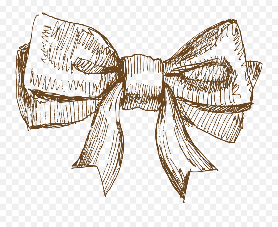 Necktie Sketch - Bow Hand Drawn Png,Necktie Png