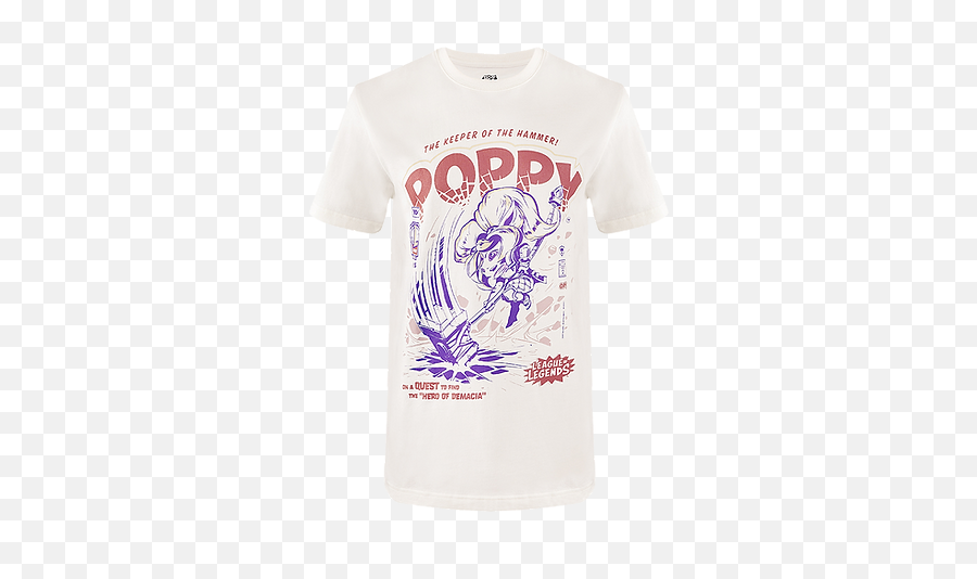 Camiseta De Poppy Cómic Summoner Shop - Of Legends Shirt Png,Demacia Summoner Icon