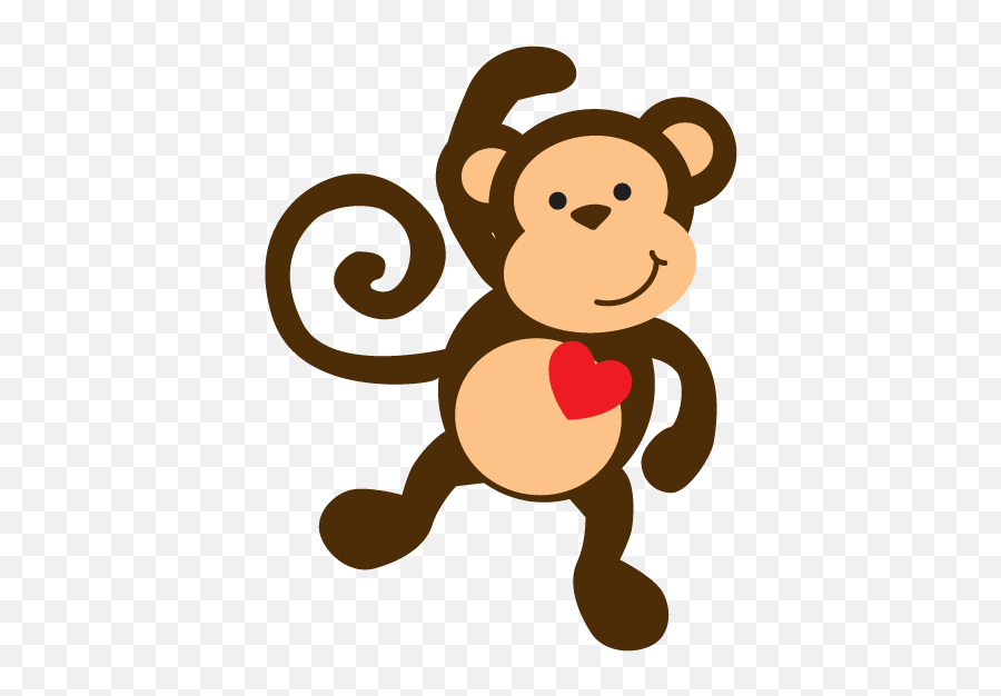 Igt5na26qp3a2png 445571 Baby Clip Art Safari Monkey - Monkey Clipart Black And White,Cute Monkey Png