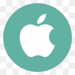 Mom Jeans Band - Apple Logo White 4k png