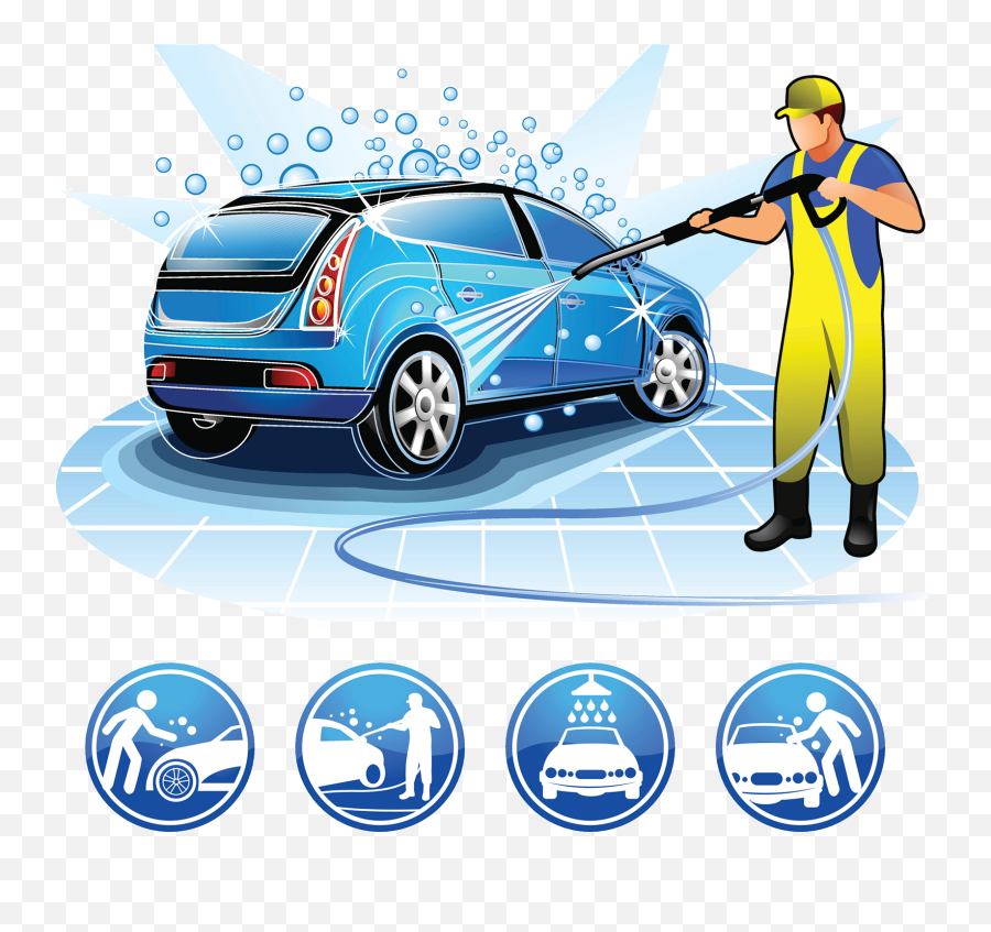 Download Hd Car Wash Png Transparent - Car Washing Vector,Car Wash Png