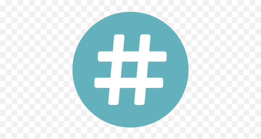 Download Hashtag Icon - Circle Png,Hashtag Icon Png