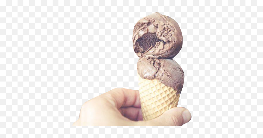 Chocolate Ice Cream Cone Small - Chocolate Ice Cream Png,Ice Cream Cone Transparent