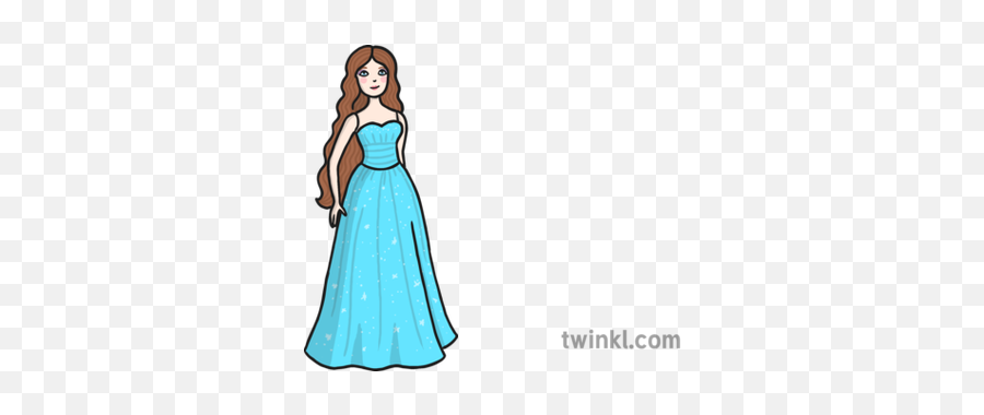 Barbie Doll Illustration - Twinkl Illustration Png,Barbie Doll Png