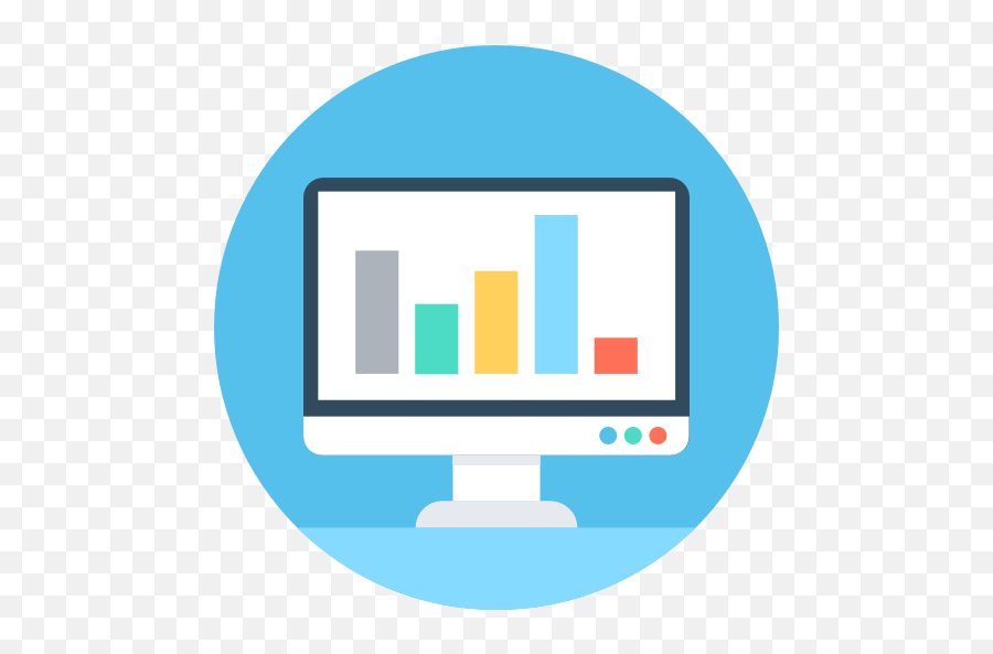 Analytics Png Monitor Icon