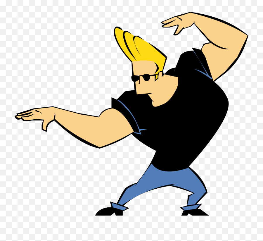 Vector Free Stock Jhonny By Me Cartoon - Johnny Bravo Funny Png,Johnny Bravo Png