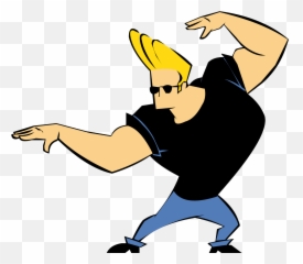 Vector Free Stock Jhonny By Me Cartoon - Johnny Bravo Funny Png,Johnny Bravo Png