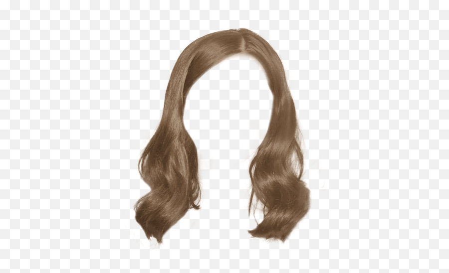 Light Brown Long Hair Style Transparent Background - Light Brown Hair Png,Lights Transparent Background