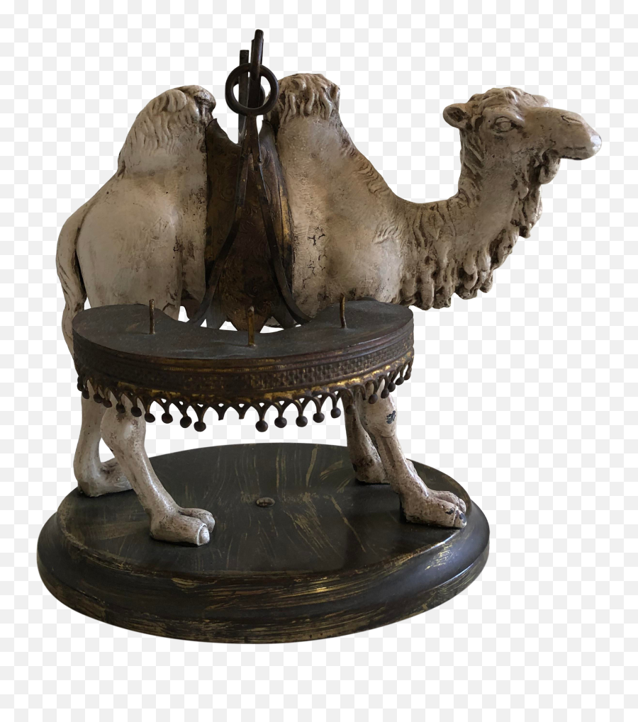 Vintage Figurative Camel Candle Holder - Arabian Camel Png,Camel Transparent