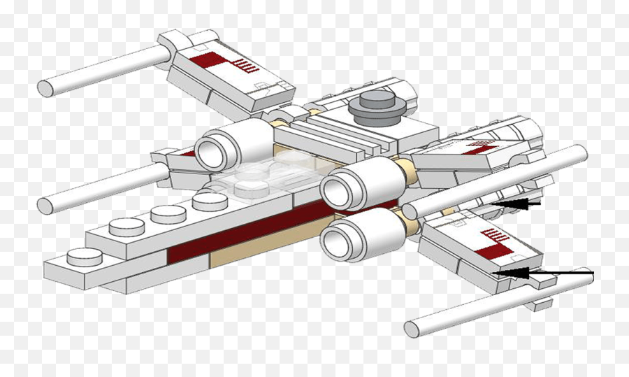 X - Technical Drawing Png,X Wing Png