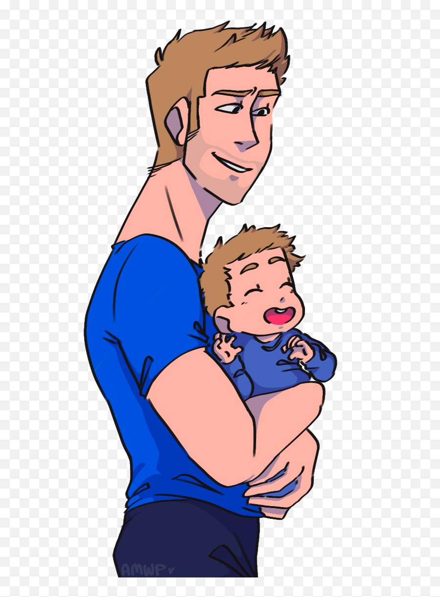 Star Lord Peter Quill And His Baby Son Jack Based - Cartoon Png,Chris Pratt Png