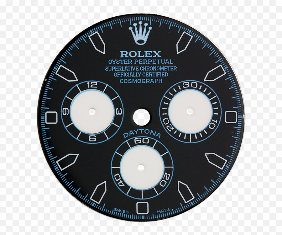 Download Rolex Daytona Blackwhite Sub - Dials Custom Dial Circle Png,Rolex Png