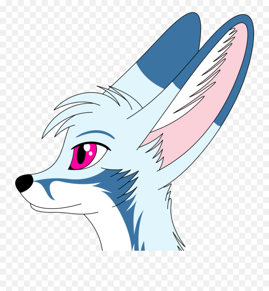 Racefox The Blue Fennec Fox By - Cartoon 900x900 Fennec Fox Png,Fennec Fox Png