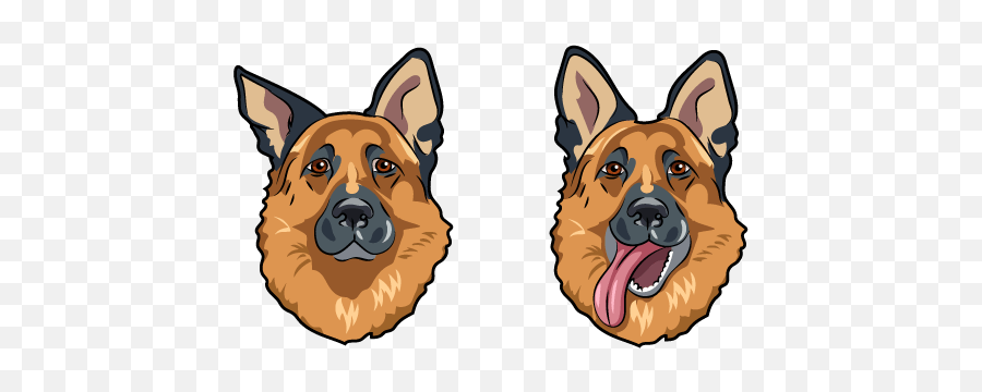 German Shepherd Dog Cursor U2013 Custom Browser Extension - Old German Shepherd Dog Png,German Shepherd Png