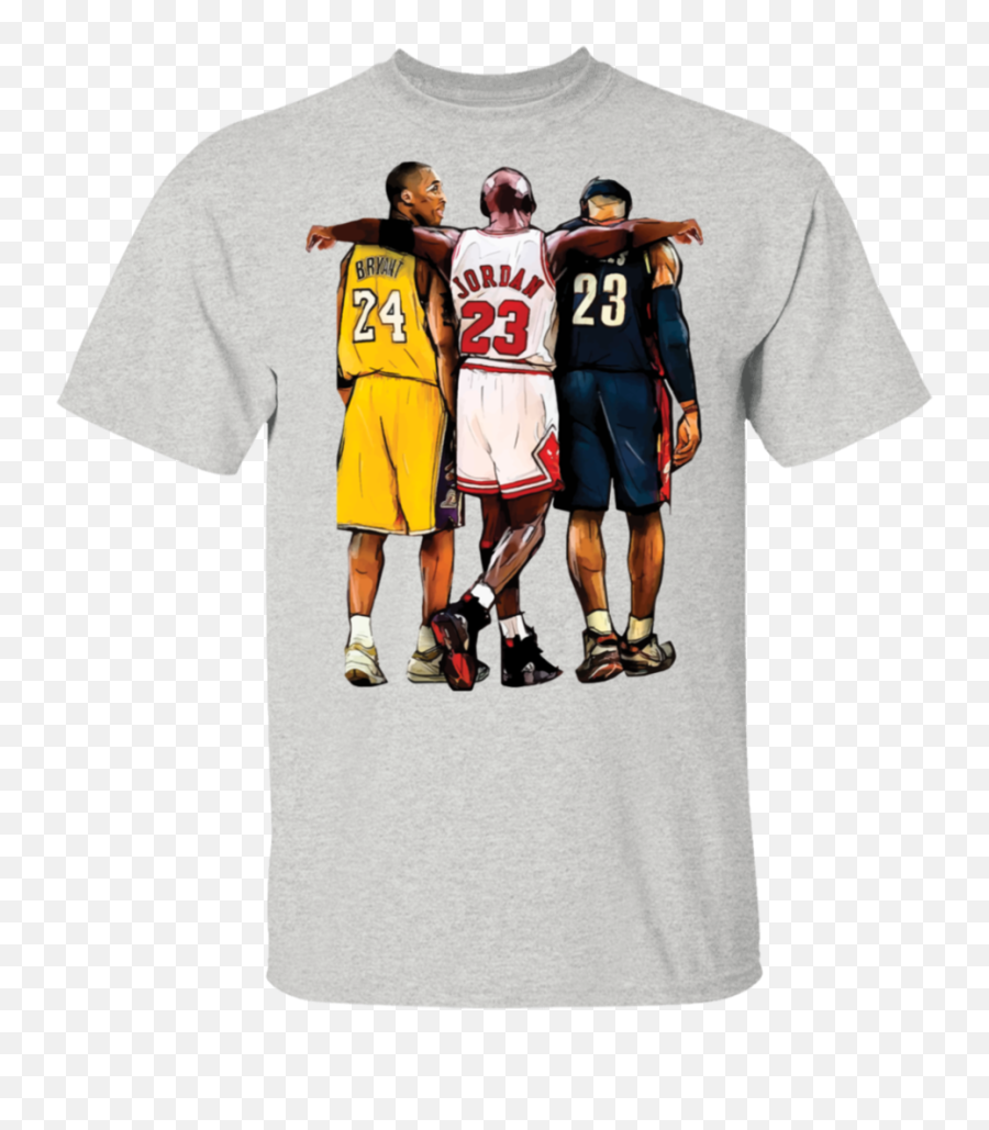 Kobe Bryant X Michael Jordan Lebron James T - Shirt U2013 Freddy Bryant Jordan James Poster Png,Kobe Bryant Png