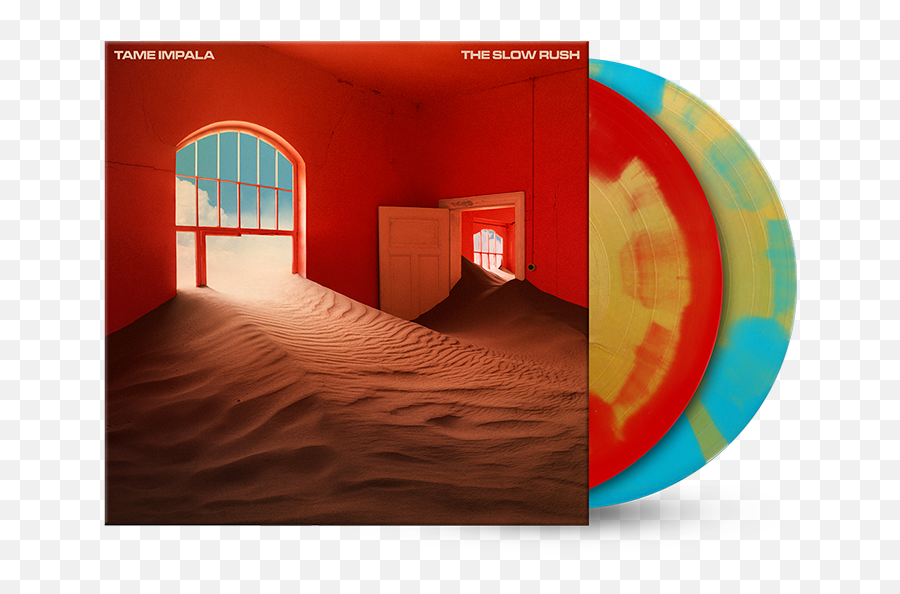 The Slow Rush Exclusive Color Splatter 2lp - Tame Impala Slow Rush Album Cover Png,Color Splatter Png