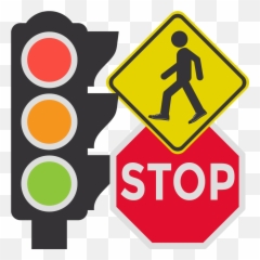 Download A Traffic Light Stop Sign - Traffic Light And Stop Sign Png,Yield Sign Png
