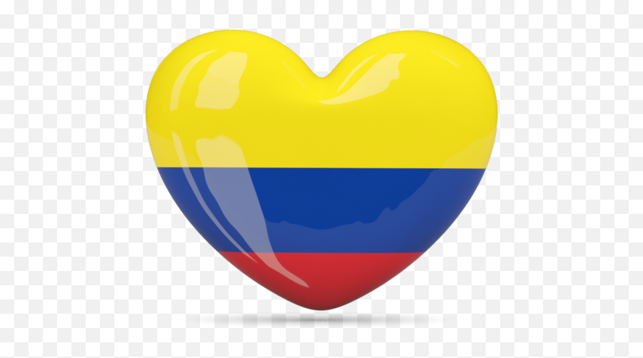 Download Colombian Flag Png - Colombia Heart Flag,Colombian Flag Png
