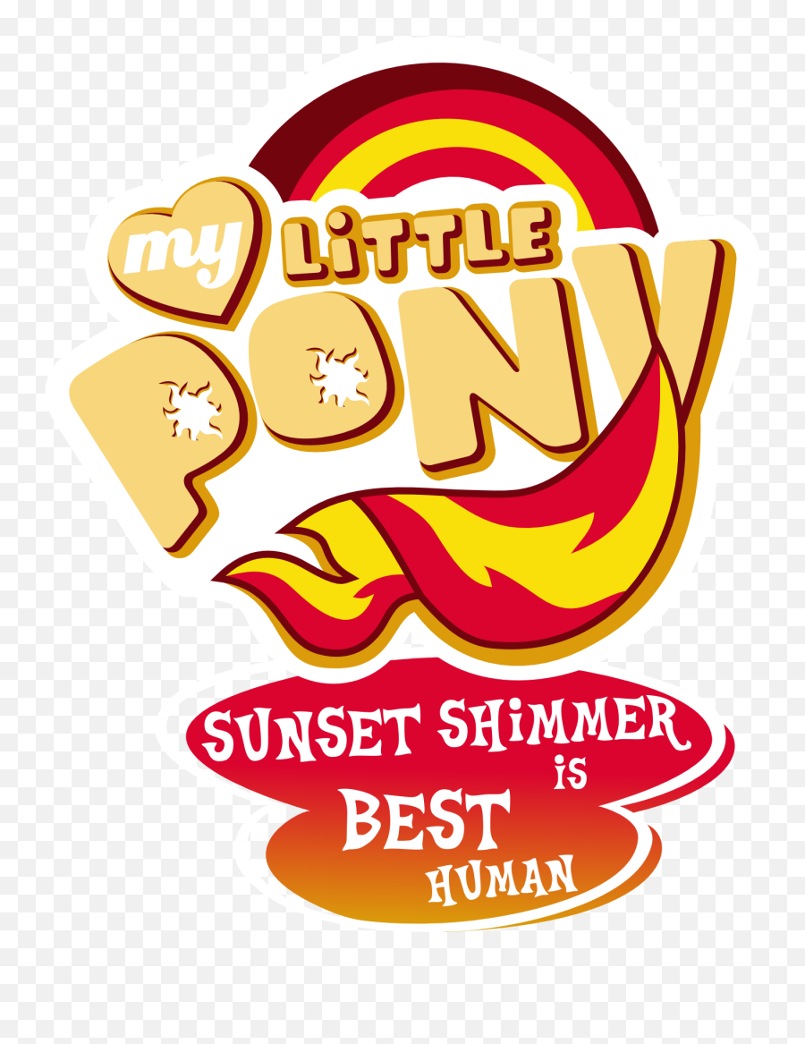 Equestria Girls - My Little Pony Sunset Shimmer Is Best Pony Png,My Little Pony Logo Png