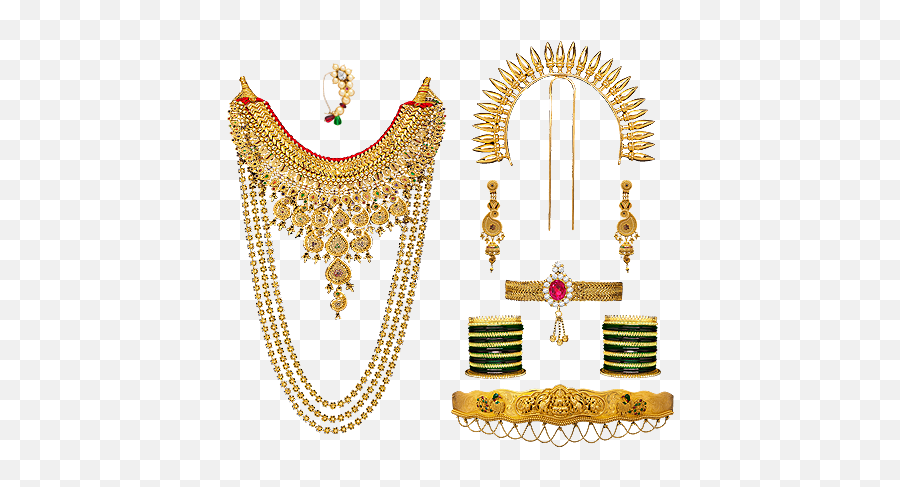 Download Hd Png Jewellers Online - Traditional Maharashtrian Bride Jewellery,Png Jewellers