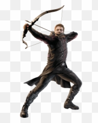 Hawkeye To Left Transparent Png - Avengers Age Of Ultron Hawkeye Png,Hawkeye Png
