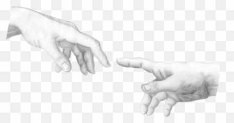 Quartz Crystal Microbalance With - Sistine Chapel Hands Png,Michelangelo Png