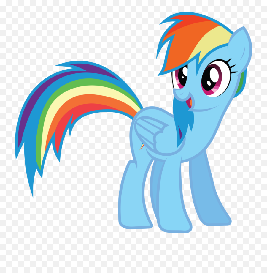 Rainbow Dash Vector Standing Png Photos - Mlp Rainbow Dash Happy,Rainbow Dash Png