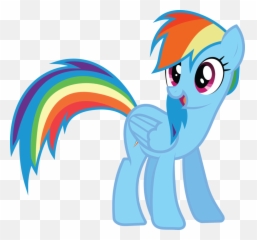 Rainbow Dash Vector Standing Png Photos - Mlp Happy