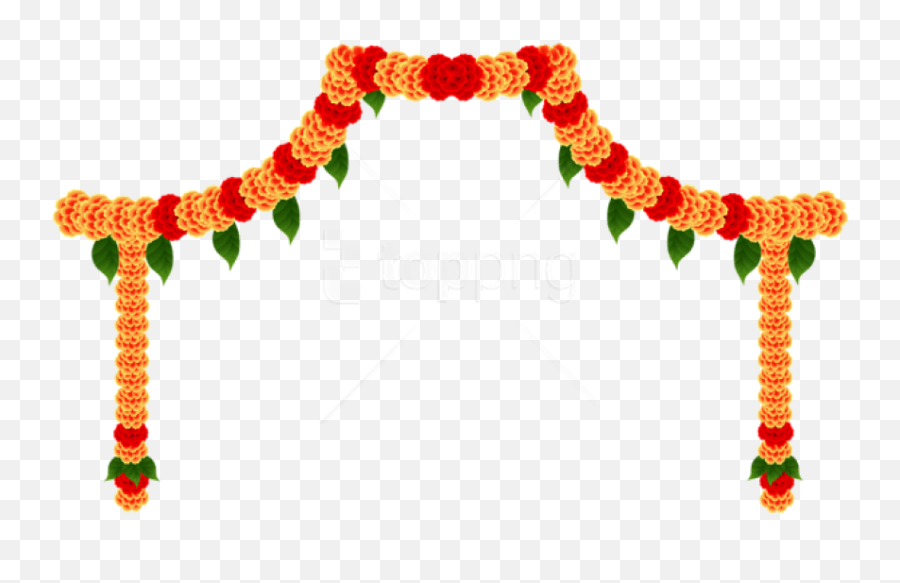 Free Png Download India Floral Decor - Flower Decoration In Png,Free Png Clipart