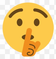 Shushing Face Emoji - Silencio Png