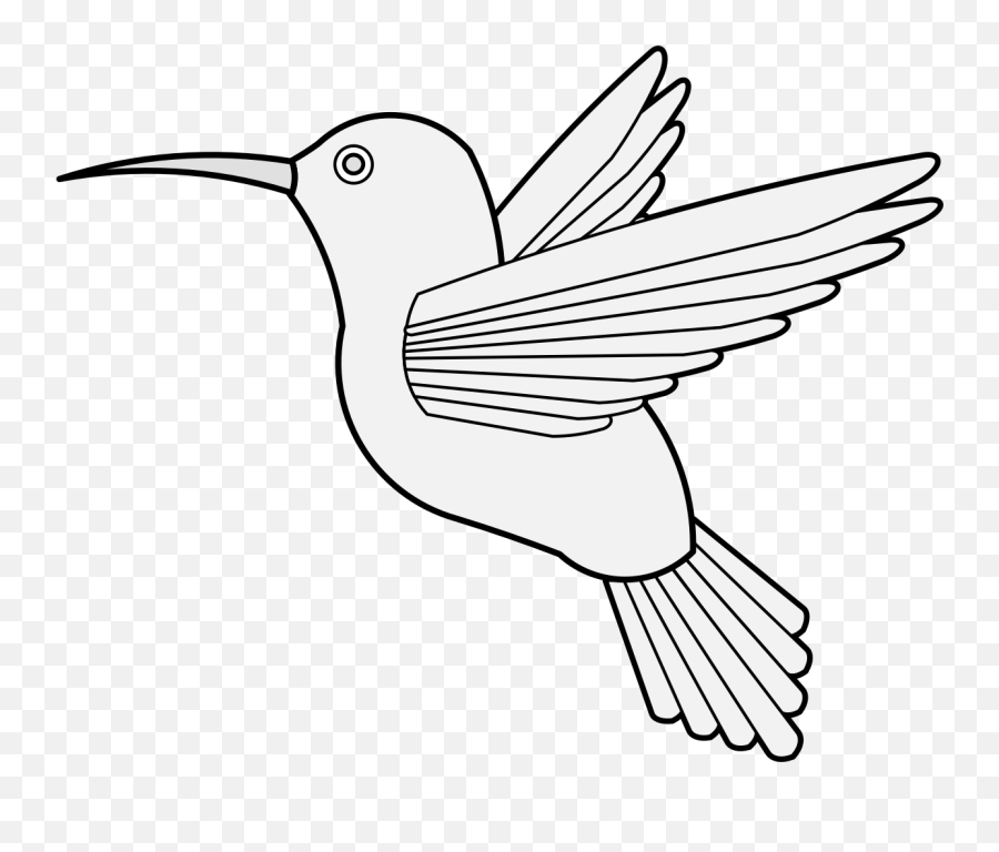Hummingbird - Traceable Heraldic Art Hummingbird Traceable Png,Hummingbird Png