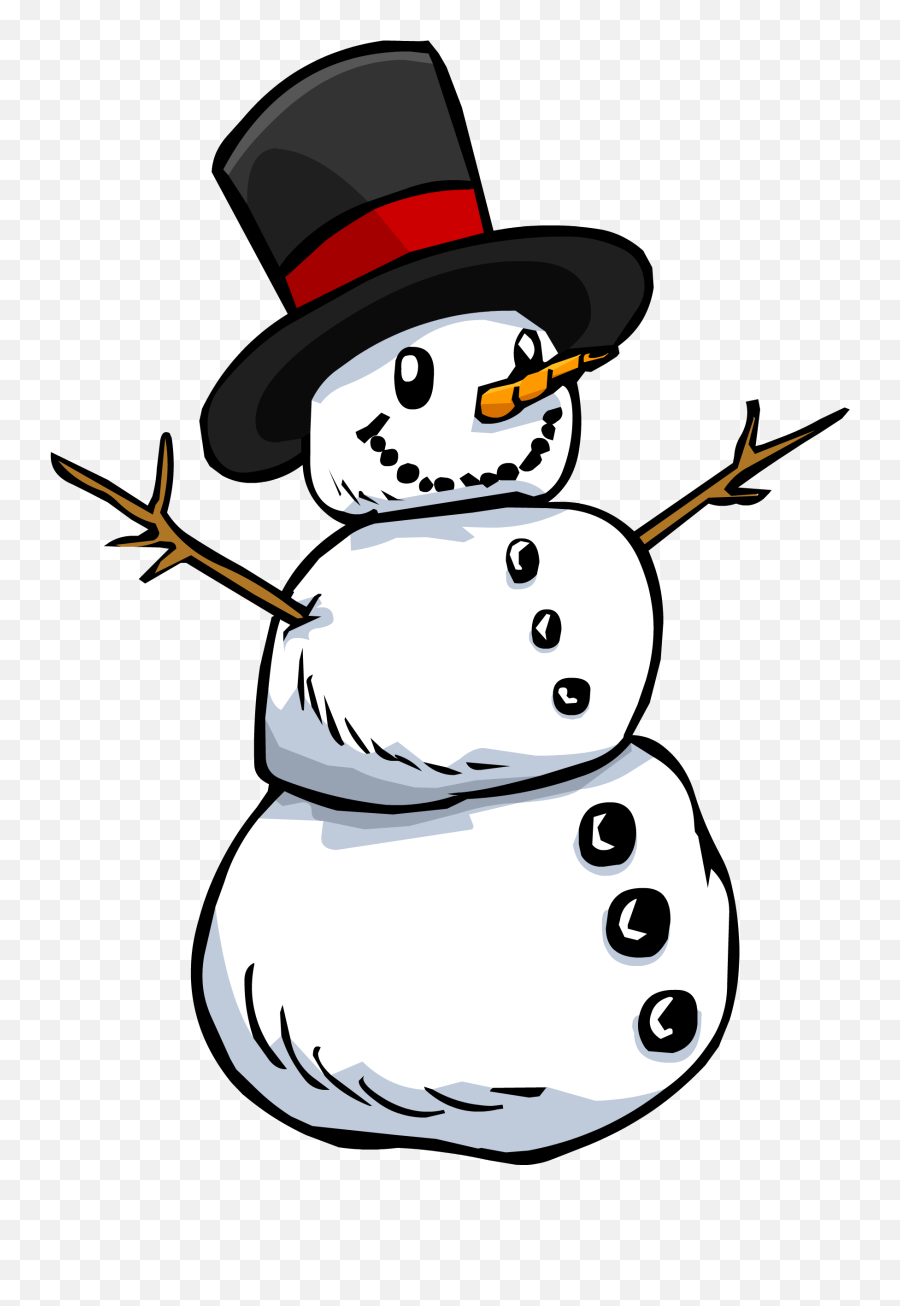 Snowman Clipart Transparent Background - Transparent Snowman Clipart Png,Snowman Clipart Transparent Background
