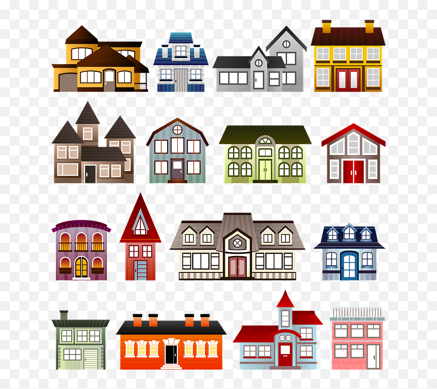 Houses Clipart Png 5 Image - Houses Clip Art,Houses Png