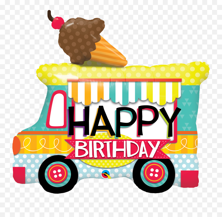 Happy Birthday Ice Cream Truck 36 - Ice Cream Truck Birthday Png,Ice Cream Truck Png