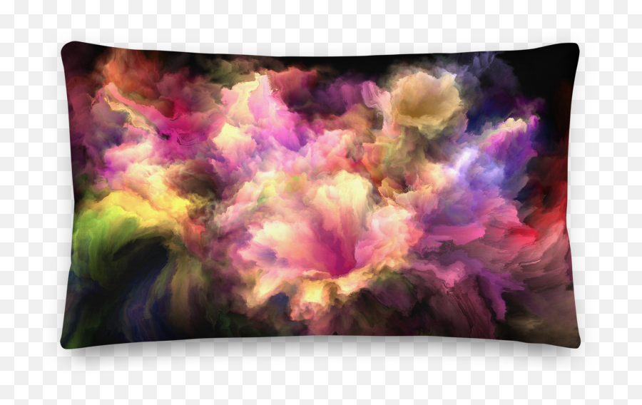 Nebula Water Color Premium Pillow - Decorative Png,Nebula Transparent