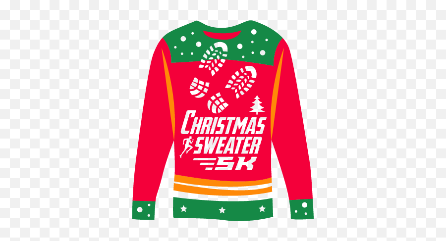 Christmas Sweater 5k - Denver Colorado Running Long Sleeve Png,Christmas Sweater Png