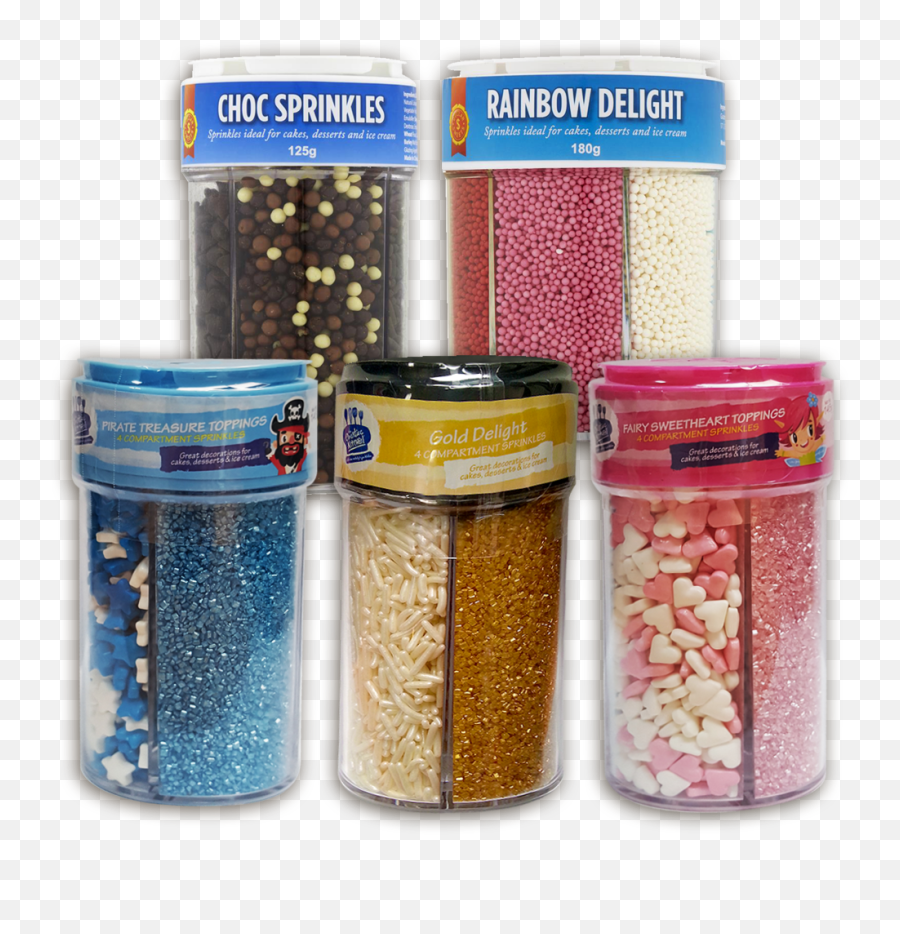 Gold Sprinkles Png - Compartment Jars Glitter 3316751 Food Storage,Sprinkles Transparent Background