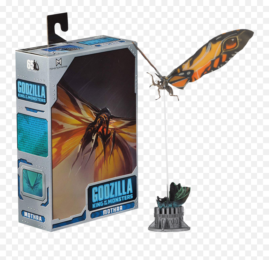 Neca Godzilla King Of The Monsters Mothra Figure - Wondertoysnl Godzilla King Of The Monsters Mothra Toy Png,Mothra Png