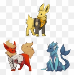 Pokemon Go Team Eeveelutions Catterfly Art Online Store - Pokemon Go Teams Eeveelutions Png,Jolteon Transparent