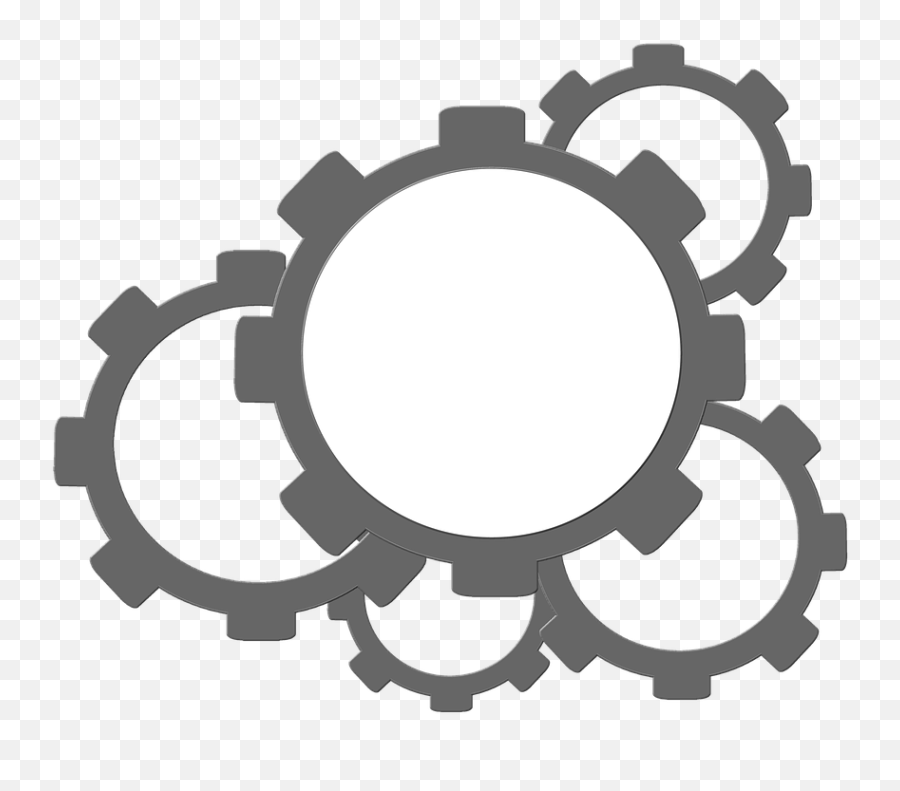 Download Gears Clipart Science Technology - Black Cog Vector Science Technology And Society Cliparts Png,Cog Png